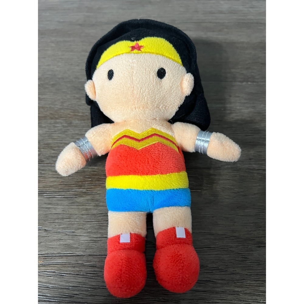 DC Justice League Wonder Woman Plush DesignWare Superhero Stuffed Toy Red Blue
